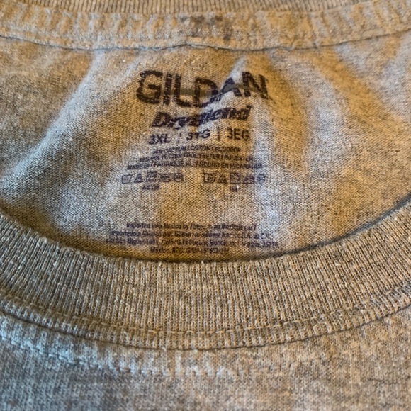 Illinois Fighting Illini T Shirt (Player Worn) - 3XL - Grey - Picture 3 of 4